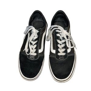 Old Skool Black/White Vans in good condition.